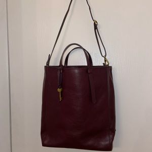 Fossil Camilla convertible backpack in Fig